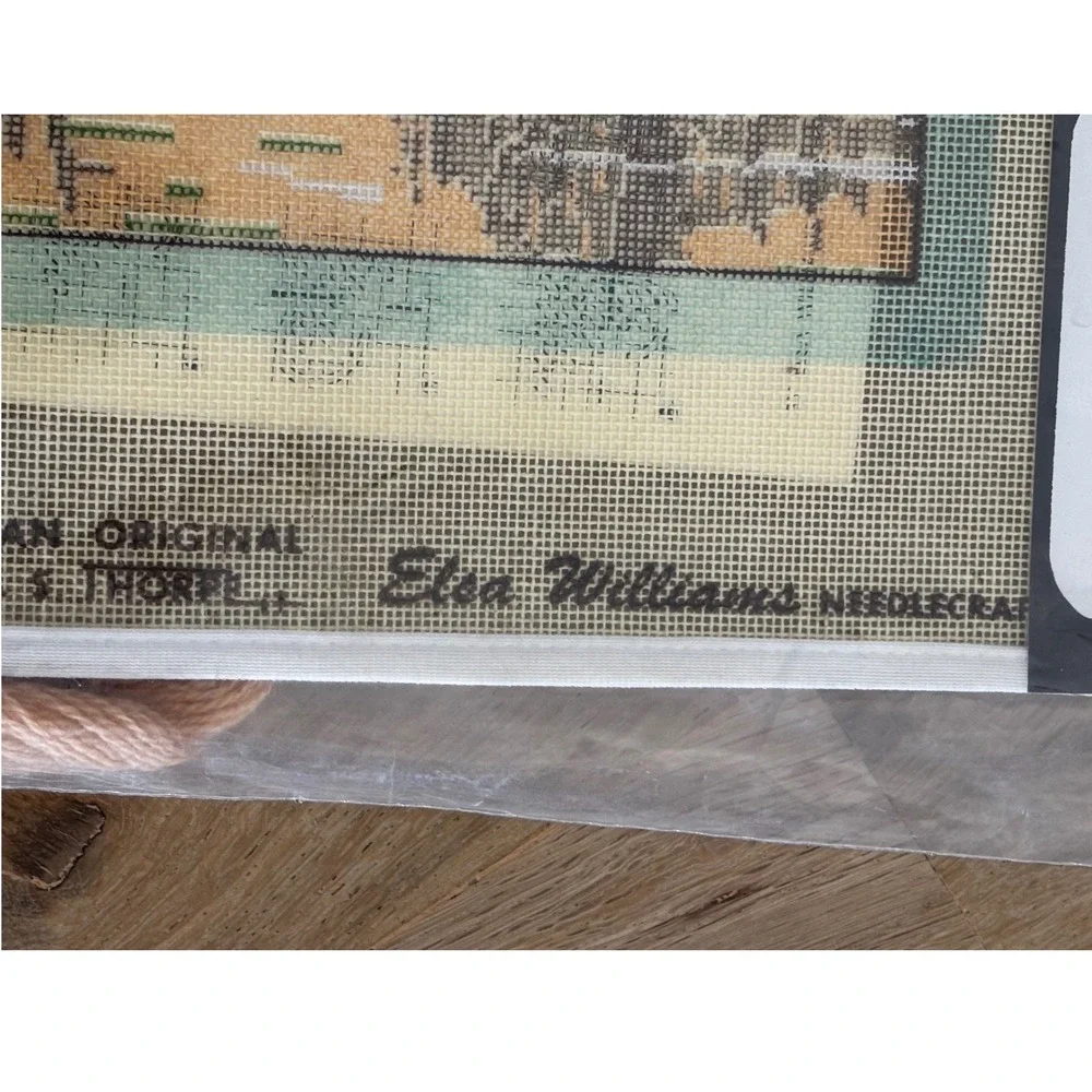 Elsa Williams Needlepoint Kit Samuel S Thorpe Harbor Scene KPN-176 Vintage 5x7